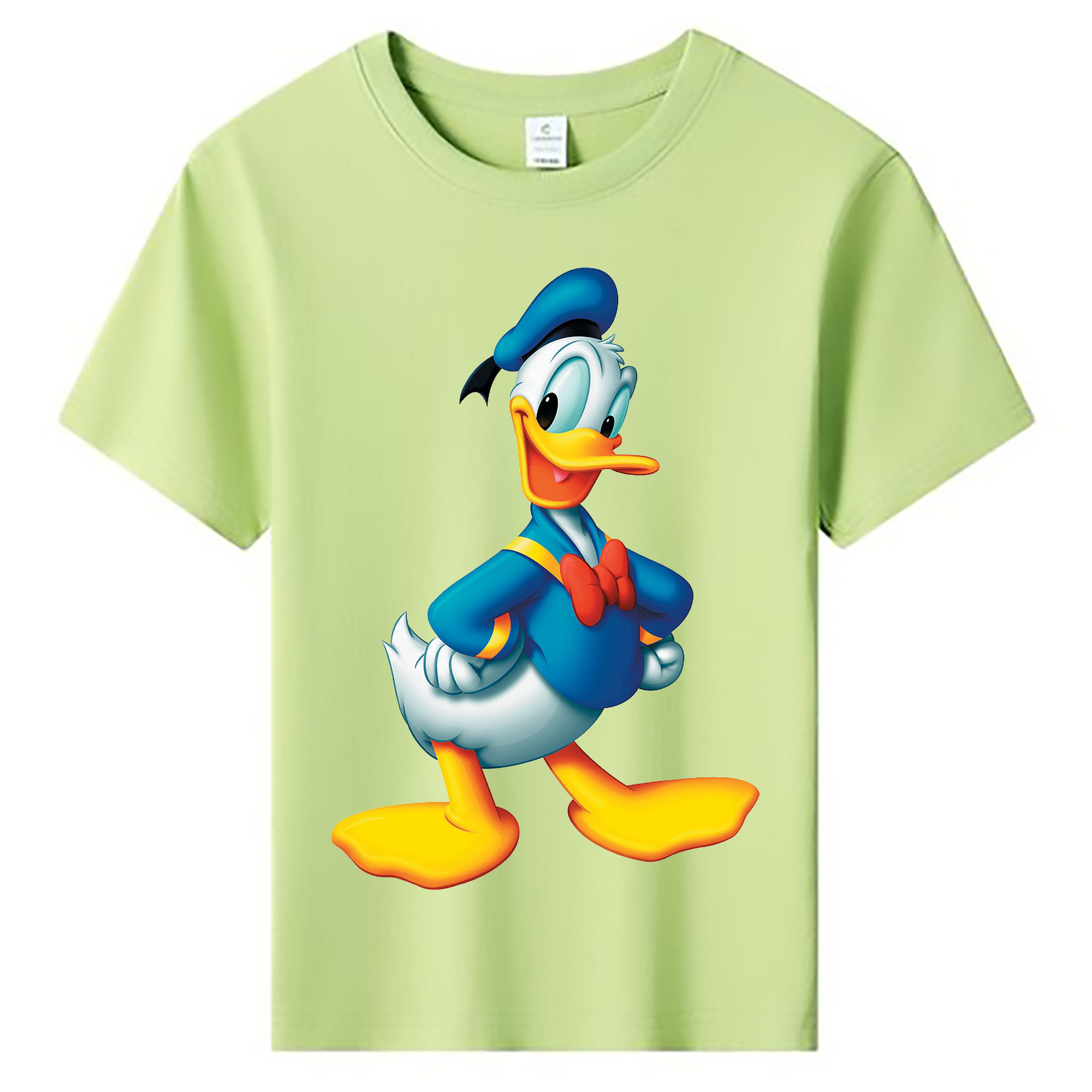 （画像用） ミッキーマウス Mickey Mouse 綿100％キッズTシャツ（フロントプリント）